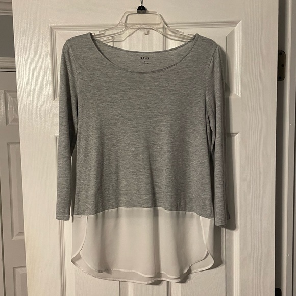 a.n.a Tops - A.n.a. Chiffon Trim Top